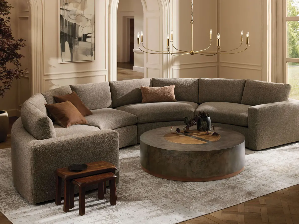 Beale Four-Piece Curved Sectional 1
