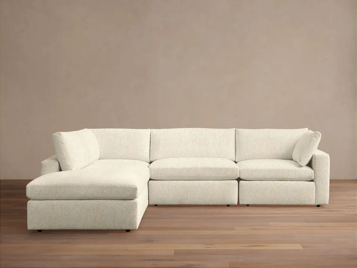 Beale Four-Piece Bumper Sectional 1