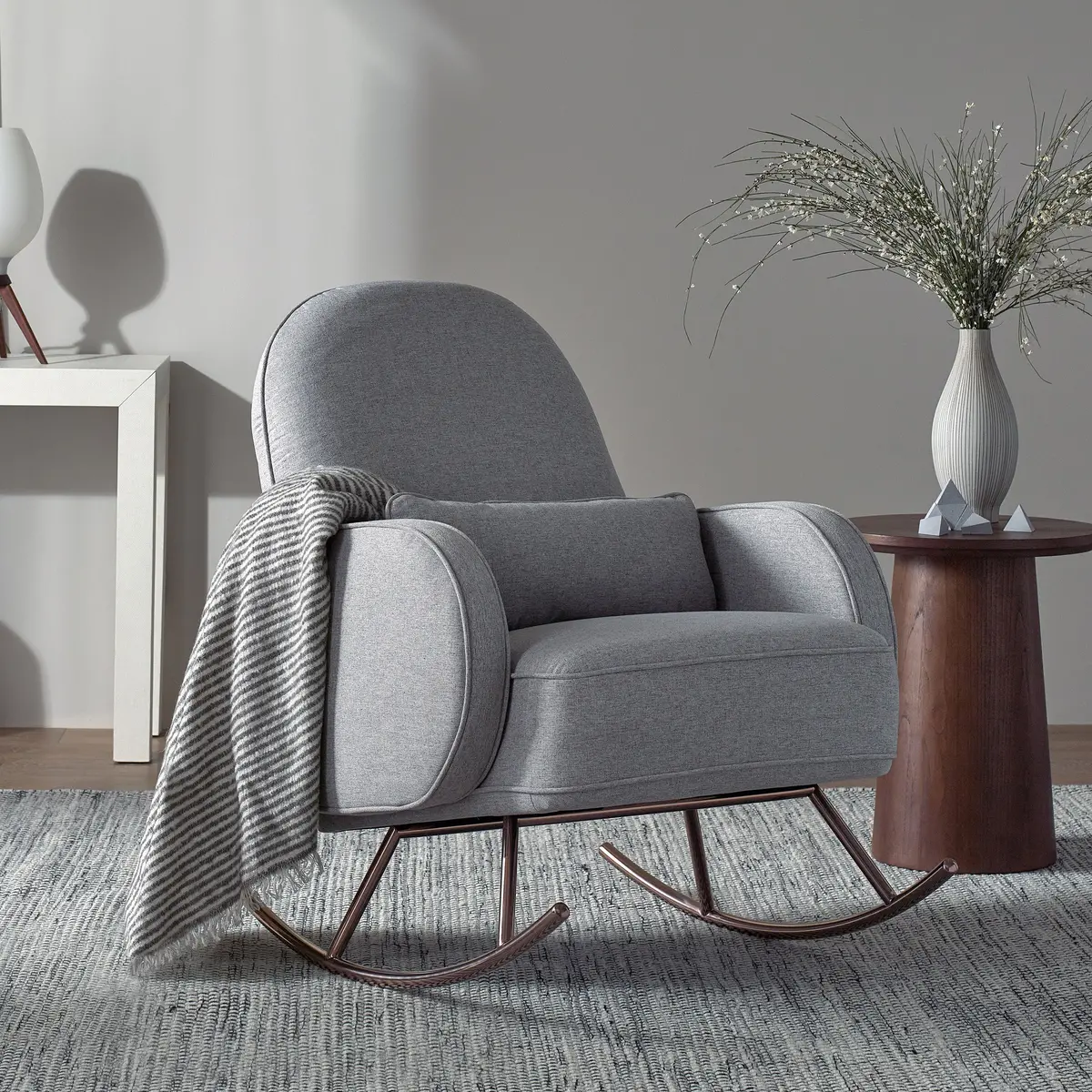 Compass Rocker In Eco-Performance Fabric | Water Repellent & Stain Resistant 1