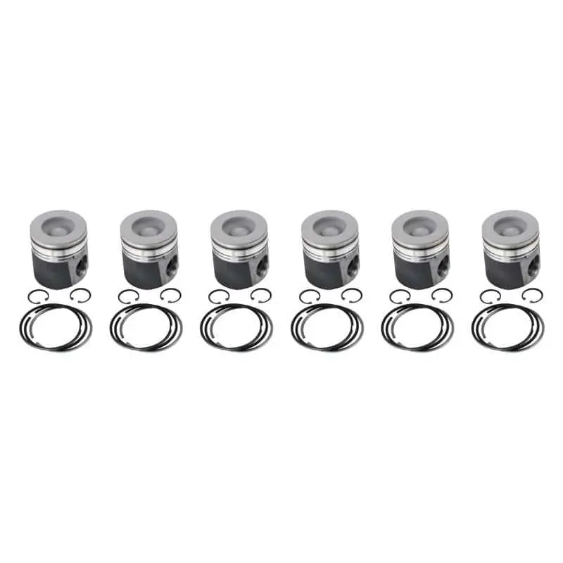 Industrial Injection Mahle Piston Kit – .040" Oversized For 1994–1998 Dodge 12V Cummins 1