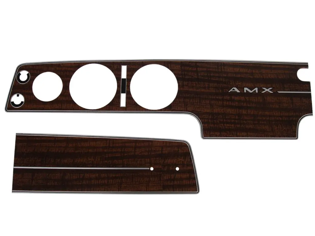Amc-202-A 1970 Amc Amx Dash Bezel Kit (No Ac) 1