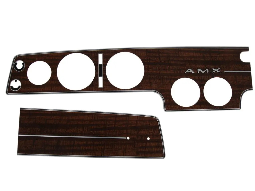 Amc-202-Aca 1970 Amc Amx Dash Bezel Kit (With Ac) 1
