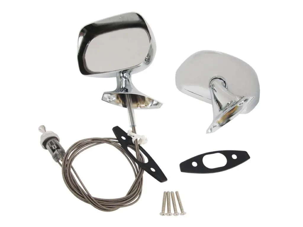 Amc-234Ckit Mopar 1970-74 Amc Chrome Rearview Mirror Kit 1