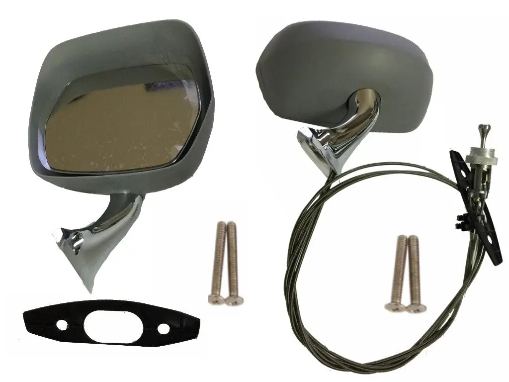 Amc-234Cpkit Mopar 1970-74 Amc Chrome/Painted Rearview Mirror Kit 1