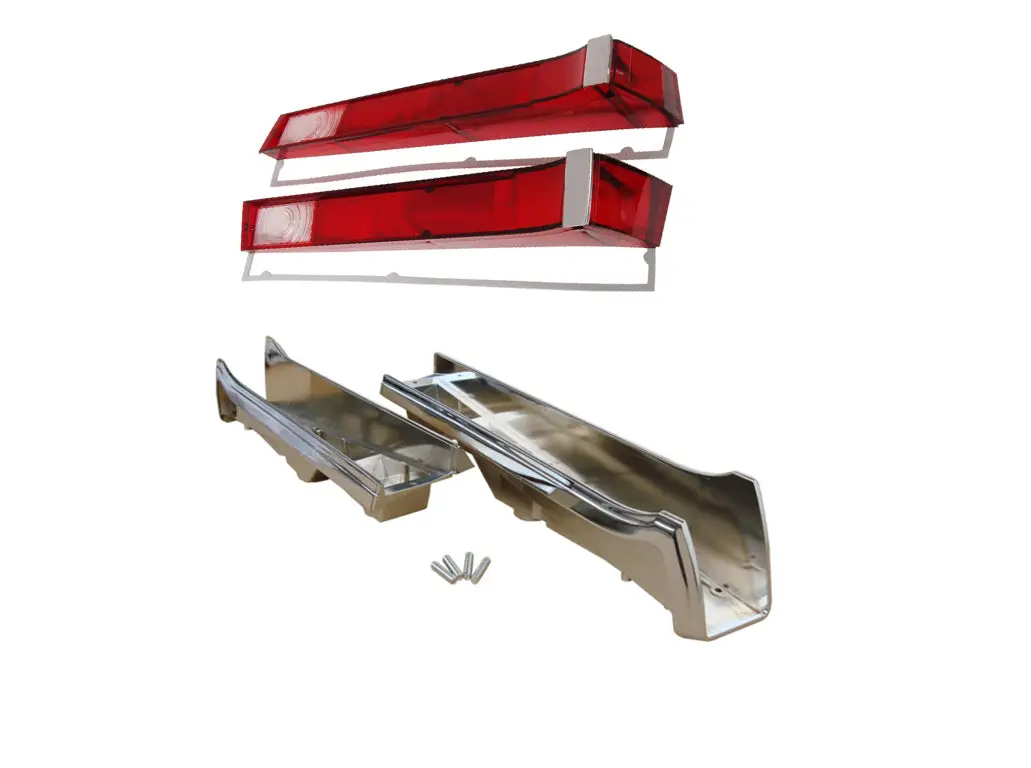 Amc216-68Blkit 1968-69 Amc Amx And Javelin Taillight Kit 1