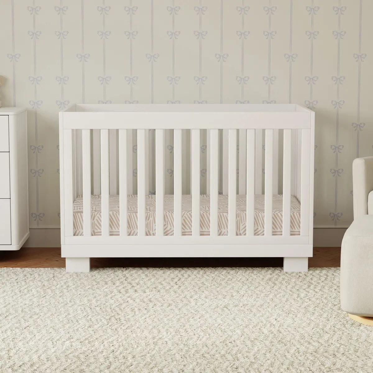 Modo 3-In-1 Convertible Crib With Toddler Bed Conversion Kit 1