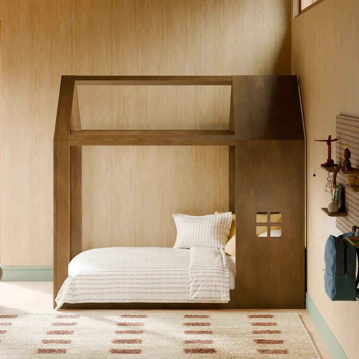 Uchi Montessori-Inspired House Twin Bed 1