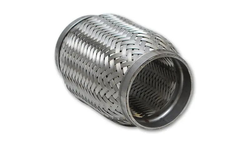 Vibrant Stainless Steel Flex Coupling – 1.5-Inch I.D., 4-Inch Flex Length, Inner Braid Liner 1