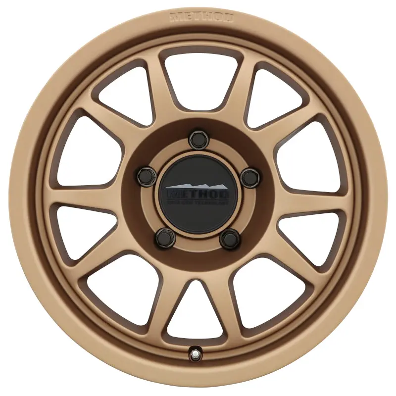 Method Mr702 Bronze Off-Road Wheel – 17X7.5In, +50Mm Offset, 5X130 Pcd, 78.1Mm Cb 1
