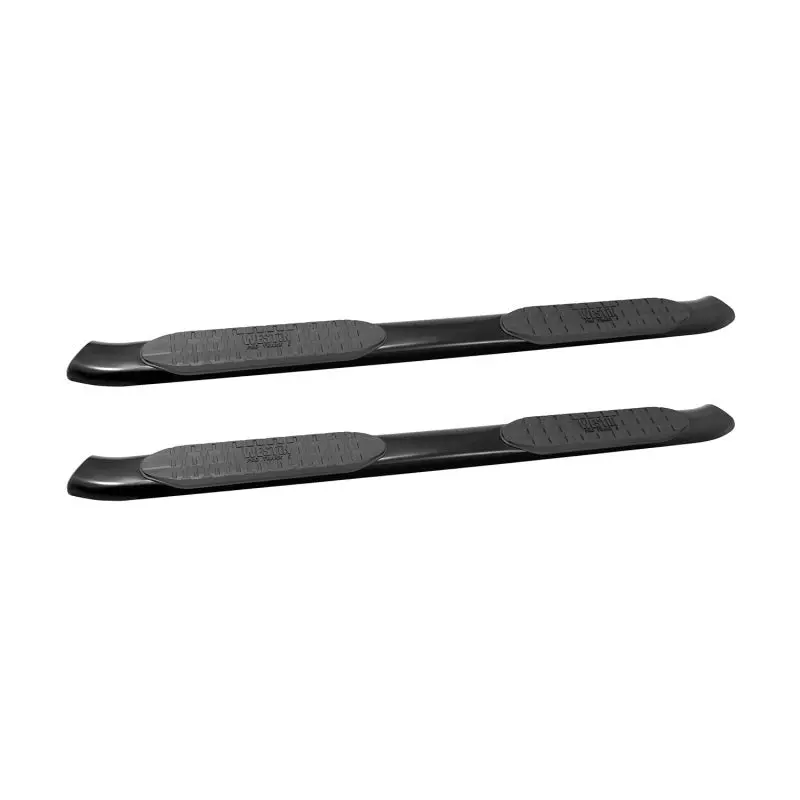 Westin Pro Traxx Oval Nerf Step Bars For 2009–2018 Dodge/Ram 1500/2500/3500 Crew Cab – Gloss Black 1