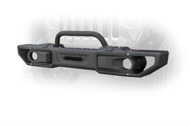Dv8 Offroad Winch-Ready Front Bumper For 2018+ Jeep Jl & Gladiator 1