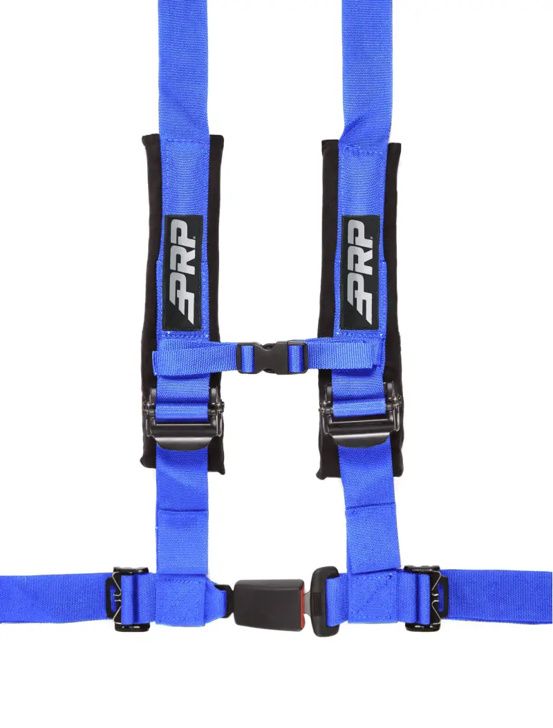 Prp 4.2 Racing Harness — 4-Point, Blue Webbing With Adjustable Shoulder Straps 1