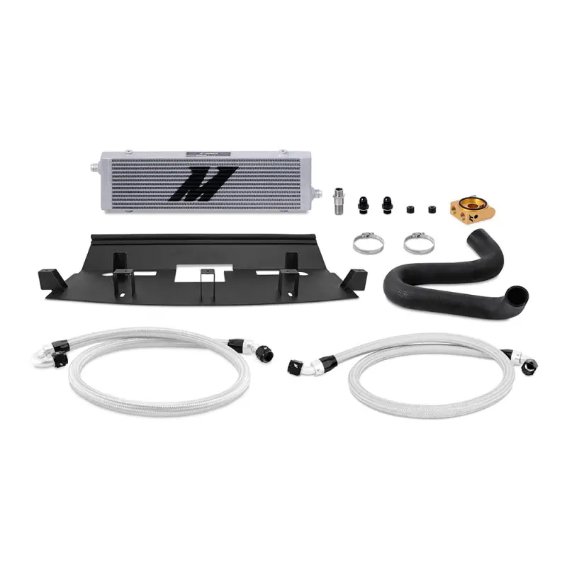 Mishimoto Thermostatic Oil Cooler Kit – Silver Finish For 2018+ Ford Mustang Gt 1