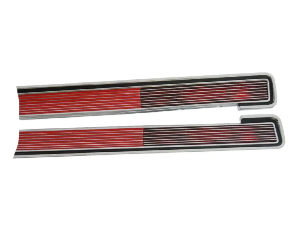 Gto64-216Set Gm 1964 Pontiac Lemans And Gto Taillight Bezels And Lens Set 1