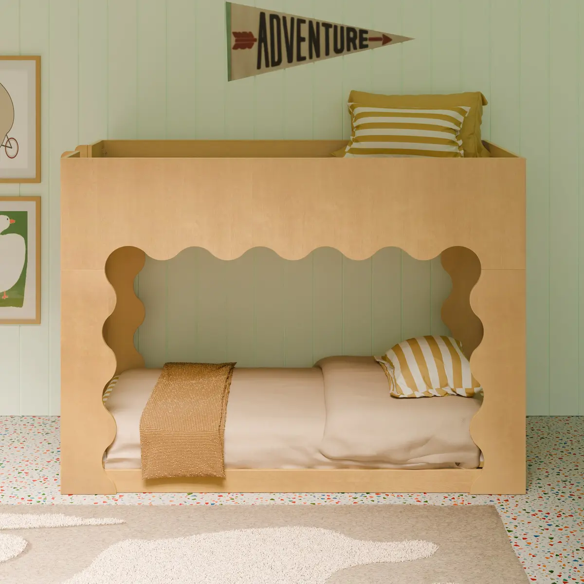Lido Wave Convertible Bunk Bed 1