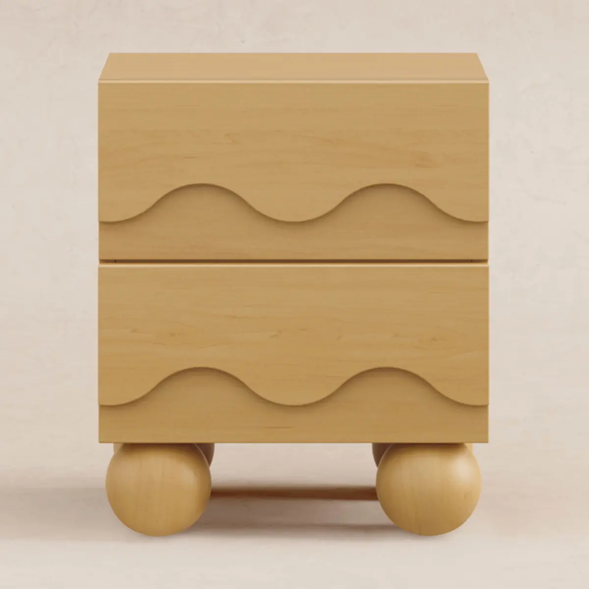 Lido Wave Assembled Nightstand 3