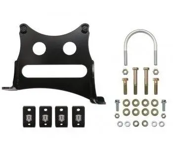 Icon 65000 Dual Steering Stabilizer Bracket Kit 2005+ Ford Super Duty 1