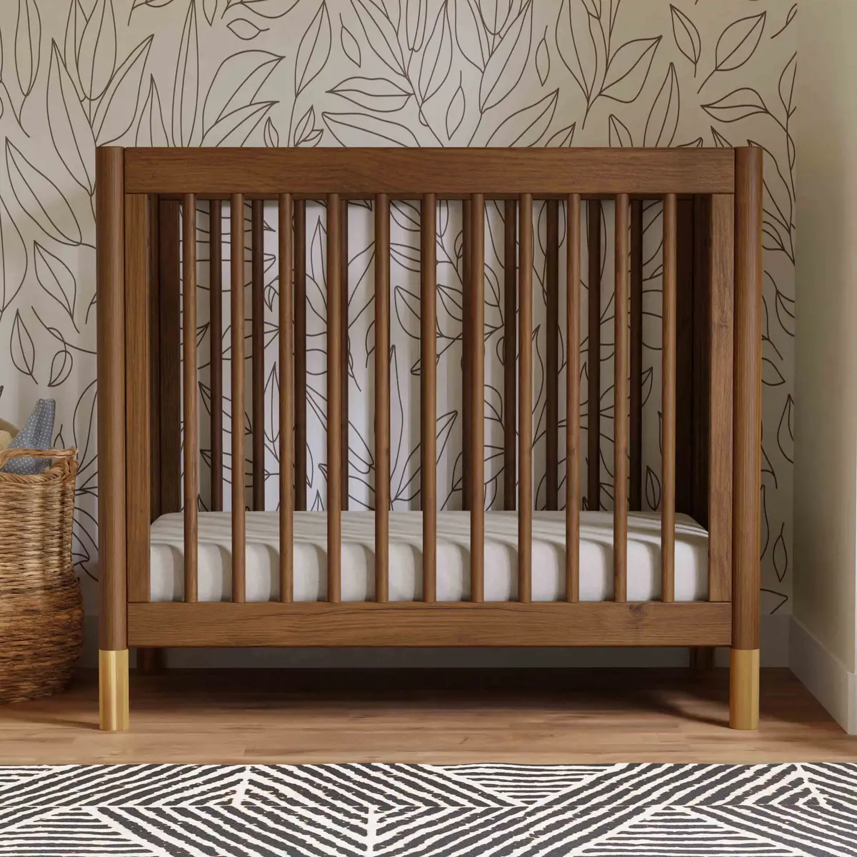 Gelato 4-In-1 Convertible Mini Crib 1