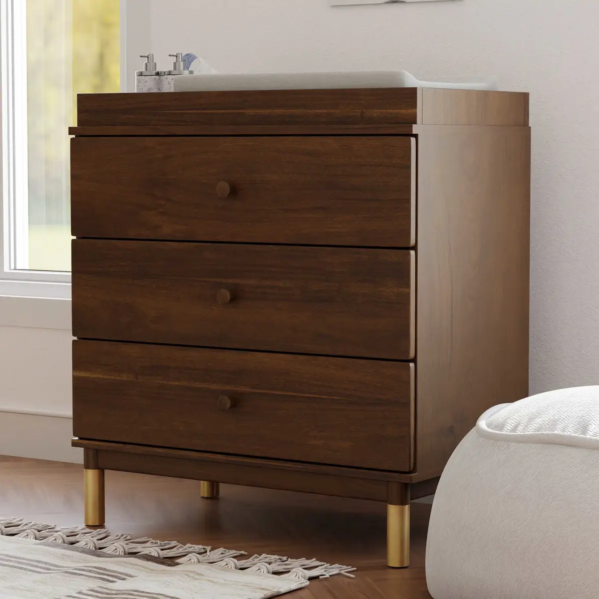 Gelato 3-Drawer Changer Dresser With Removable Changing Tray 1