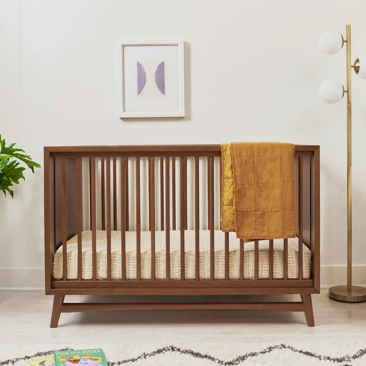 Peggy 3-In-1 Convertible Crib With Toddler Bed Conversion Kit 1