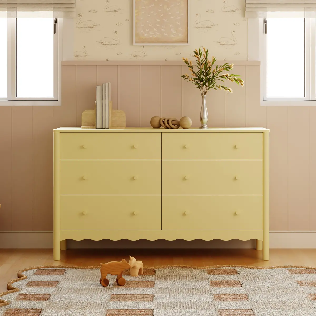Swell 6-Drawer Assembled Dresser 1