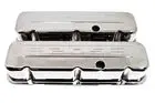 Steel 1965-2000 Chevy Bb 502 Tall Valve Covers C.I.D 502 Logo - Black Chrome 1