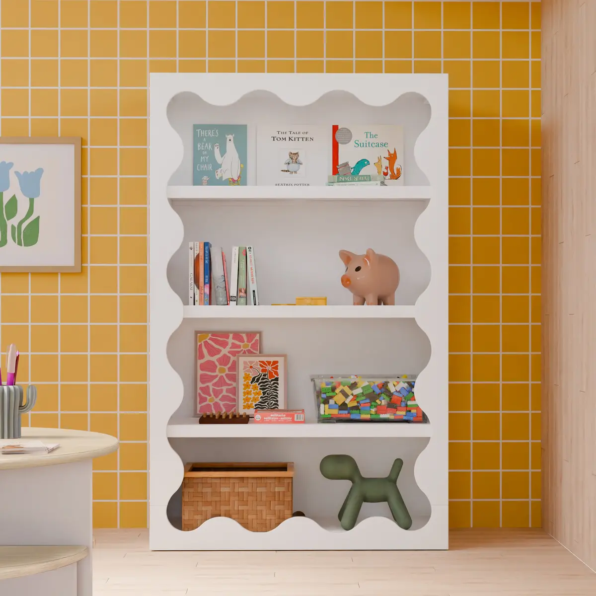 Lido Wave Bookcase 1