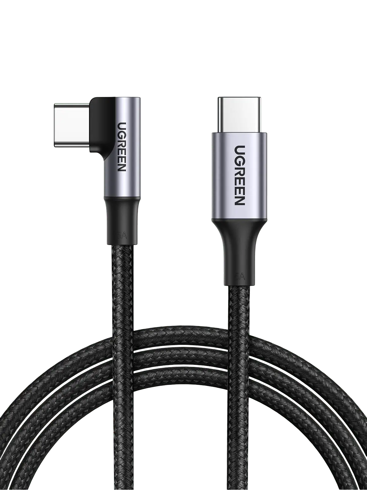 Ugreen 100W Usb C Cable 90 Degree Type C Charging Cable 10Ft 1