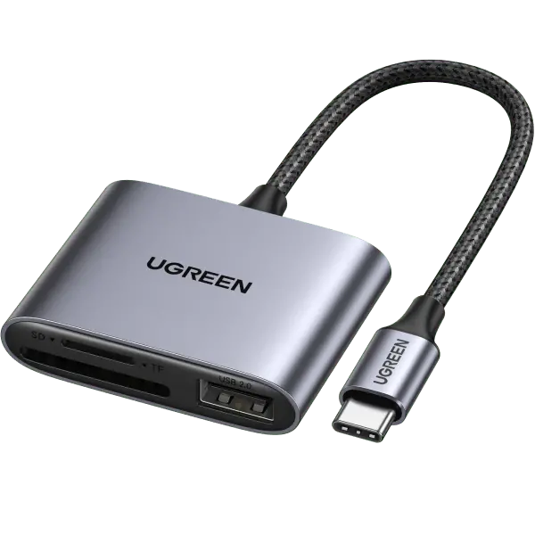 Ugreen 3-In-1 Usb C Sd Card Reader 1
