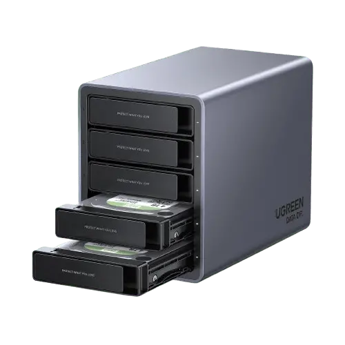 Ugreen 5 Bay Usb C Raid Hard Drive Enclosure 100Tb 1