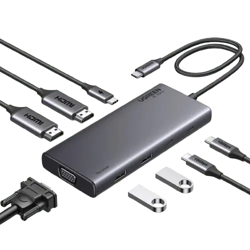 Ugreen 8 In 1 Usb C 4K Docking Station Dual Monitor 1