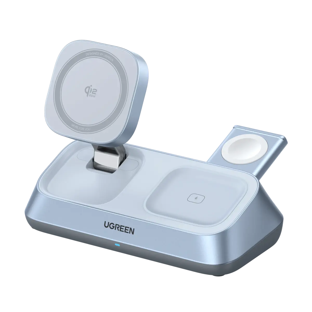 Ugreen Magflow 3-In-1 Magnetic Wireless Charger (Qi2 25W, Magsafe-Compatible) 1
