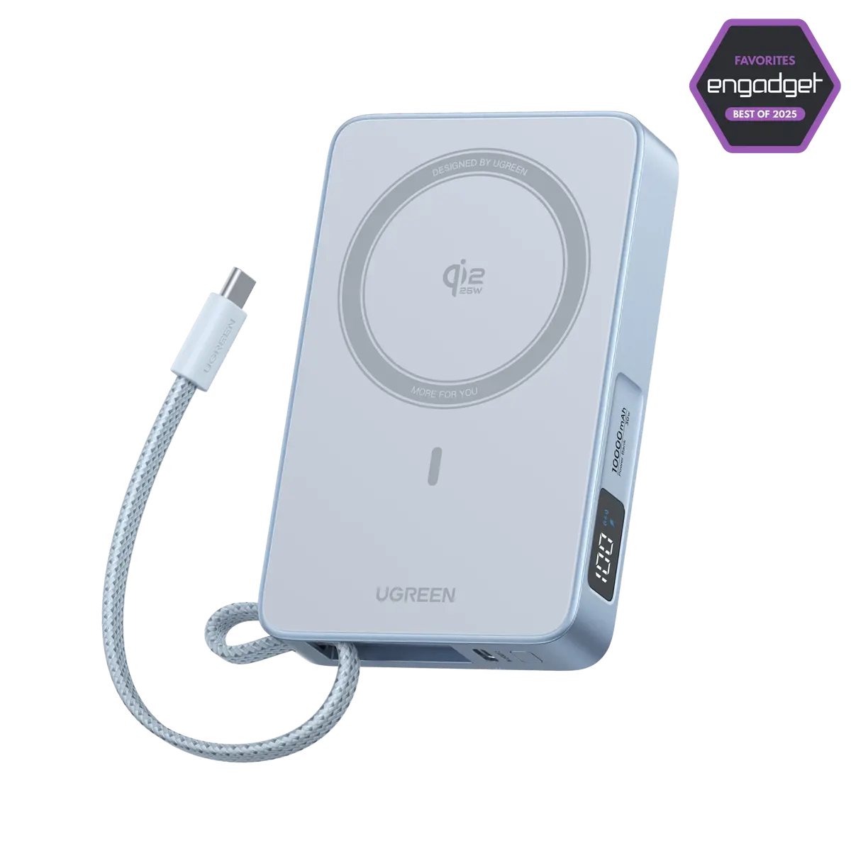 Ugreen Magflow Magnetic Wireless Power Bank (10000Mah, Qi2 25W, Magsafe-Compatible) 1