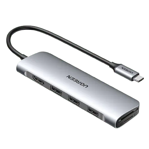 Ugreen Revodok Usb C Hub 6 In 1 Usb C Dongle 4K Hdmi 1
