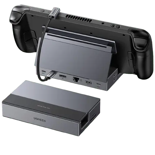 Ugreen Steam Deck Dock 9-In-1 Usb-C Hub With 4K 120Hz And Pd 100W 1