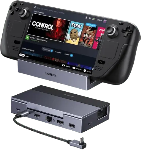 Ugreen Steam Deck Docking Station (6-In-1, 4K@120Hz, 100W Pd) 1