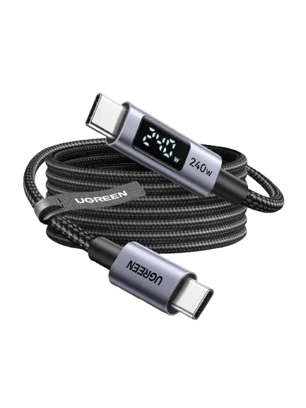 Ugreen Usb-C Cable (240W, Digital Display, 480Mbps) 1