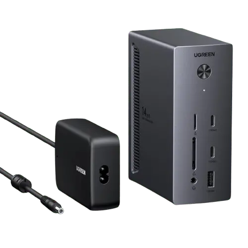 Ugreen Usb-C Docking Station 3 Monitors 4K - 10Gbps & 100W Charging 1