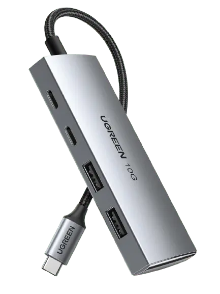 Ugreen Usb-C Hub 4-Port Usb 3.2 10Gbps Data Hub With 2 Usb-C & 2 Usb-A 1