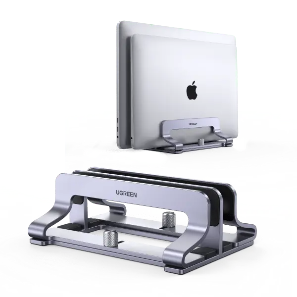 Ugreen Vertical Dual Slot Laptop Stand For Desk 1