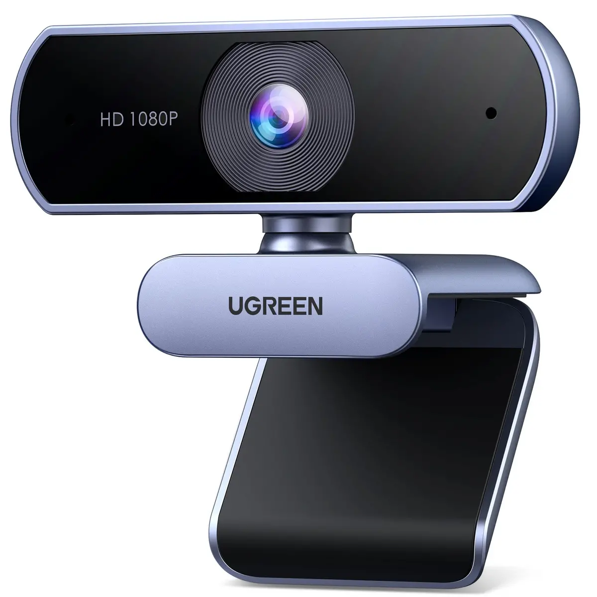 Ugreen Webcam, 1080P@30Fps Web Camera With 2 Noise Canceling Microphones, Plug And Play, Auto Light Correction, 85° View Usb Video Webcam 1