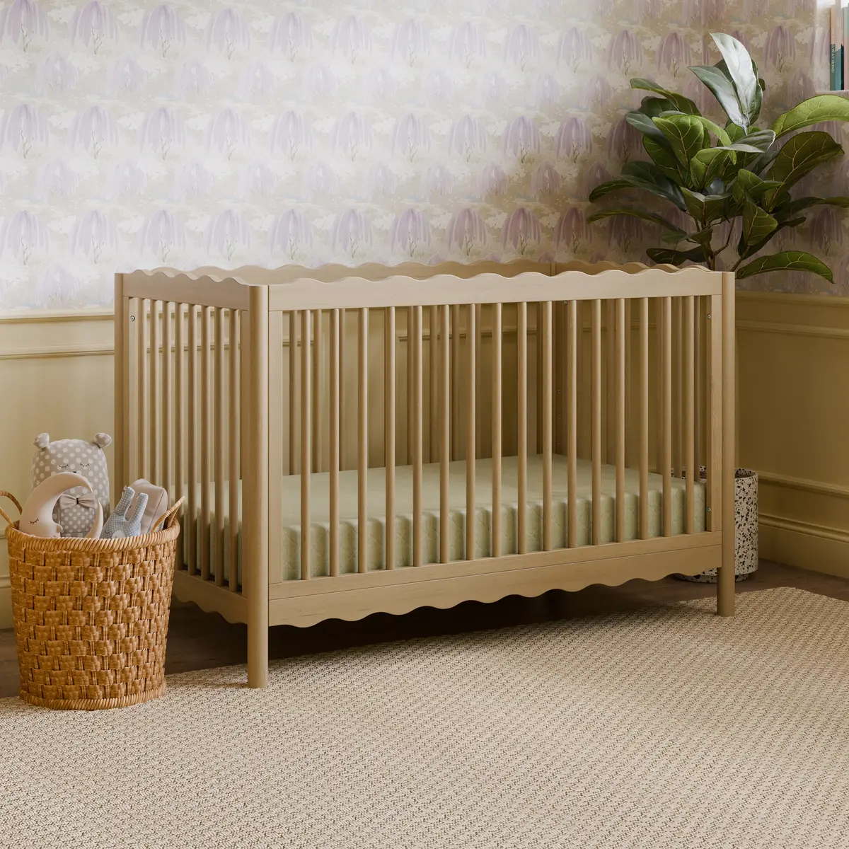 Swell 4-In-1 Convertible Crib With Toddler Bed Conversion Kit - Retail Exclusive 2