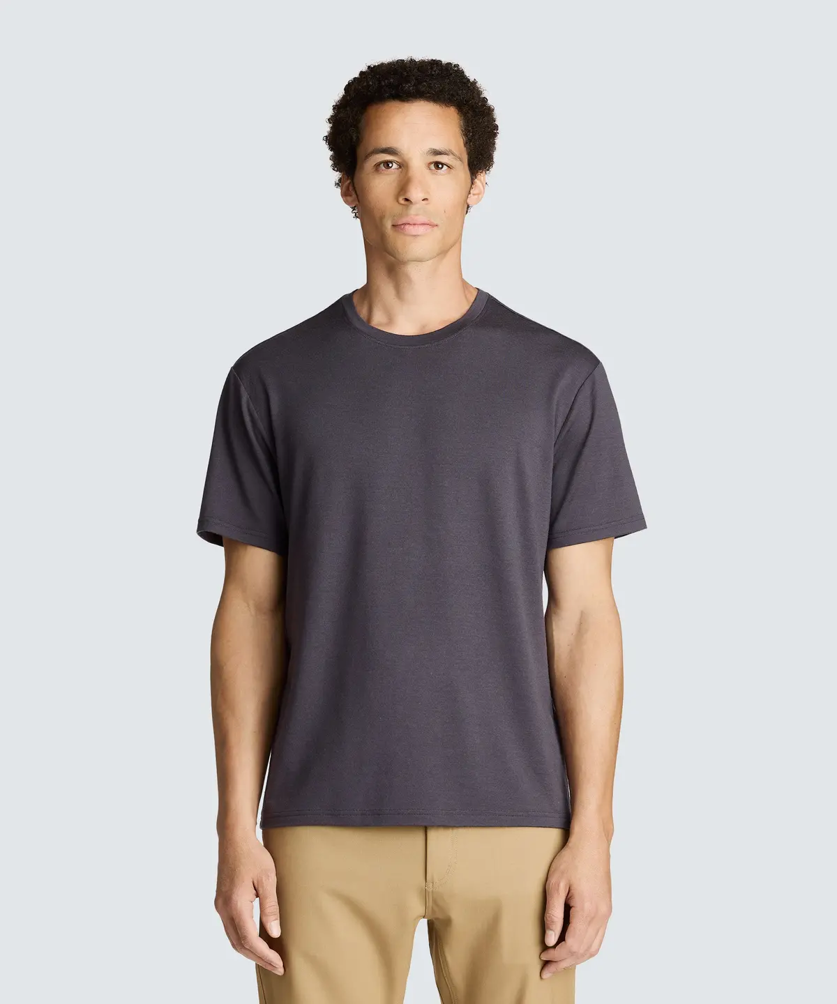 Men's Relaxed Merino Crew Neck T-Shirt 6
