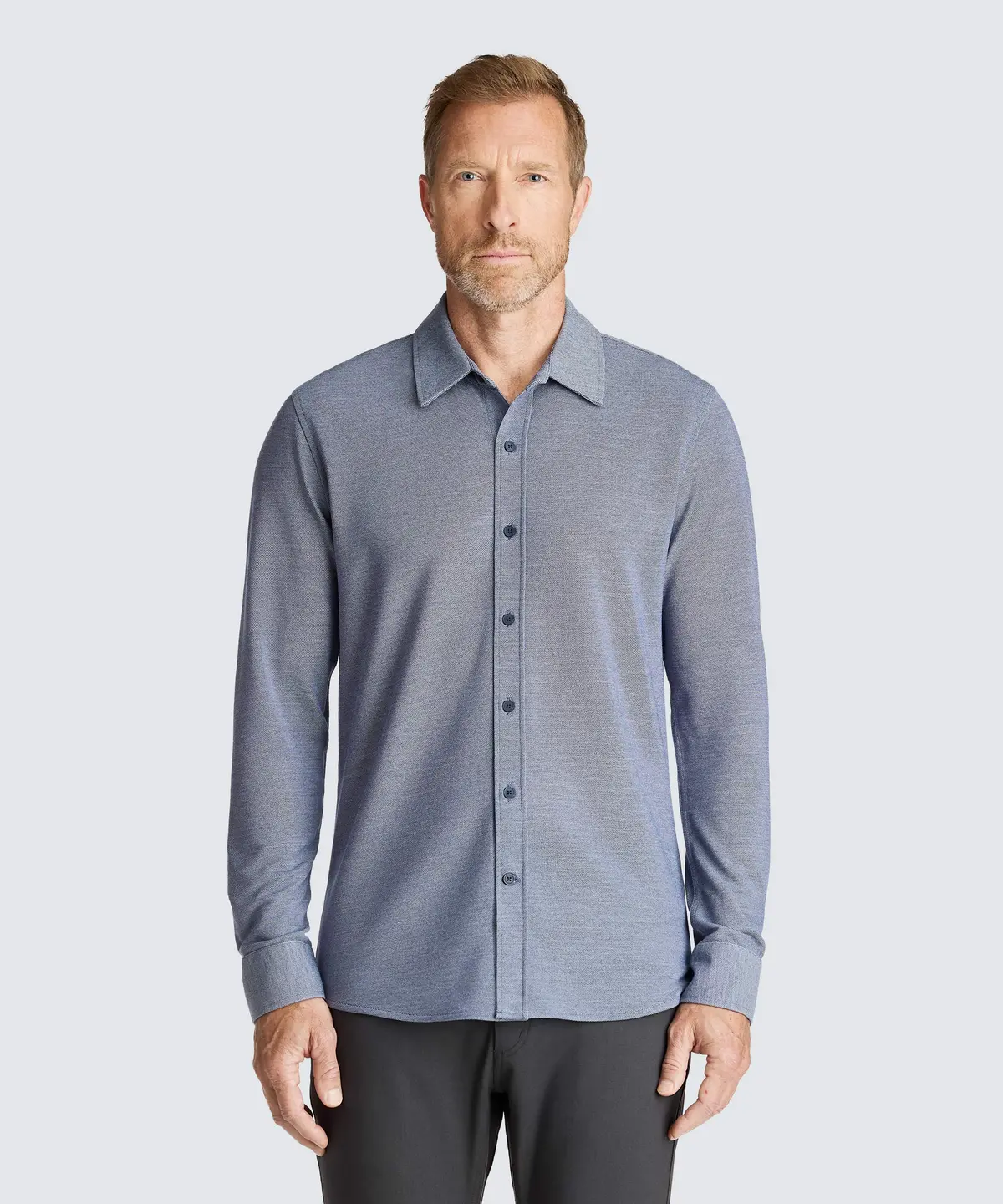 Men's Merino Button-Up 16