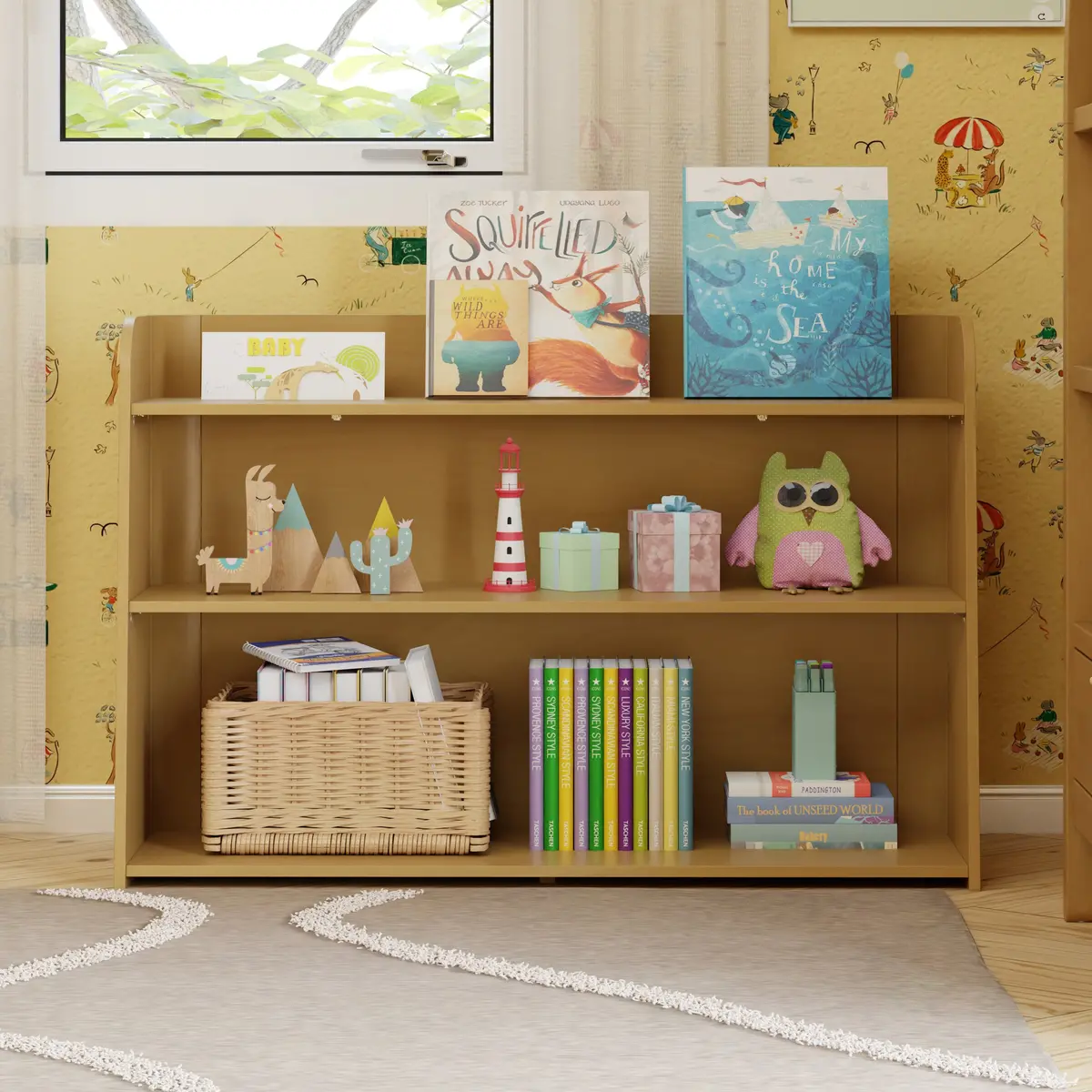 Melo Montessori-Inspired Bookcase 1
