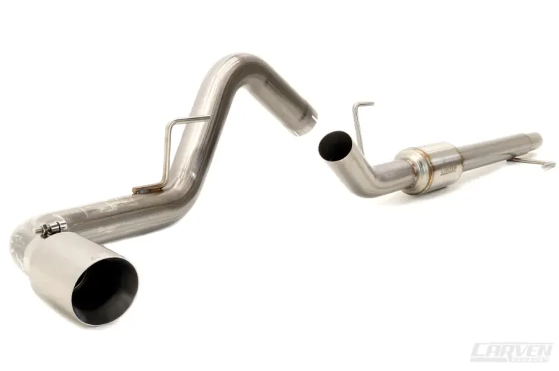 Carven Competitor Series Cat-Back Exhaust For 2015–2020 Ford F-150 5.0L V8 With R-Series Muffler & Polished 4-Inch Tip 1