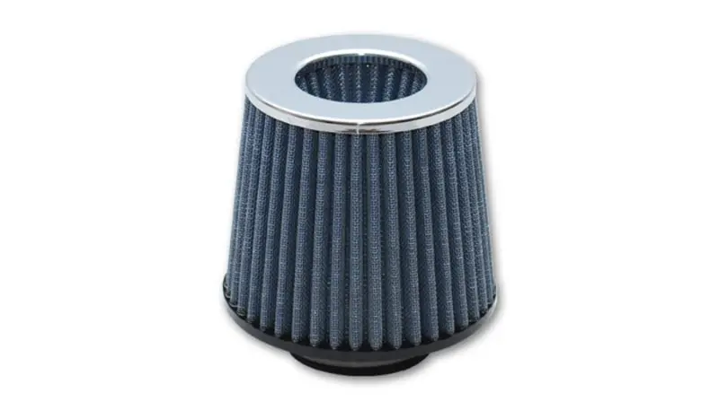 Vibrant Open-Funnel Performance Air Filter – 5" Od × 5" Height × 2.75" Id, Chrome Cap 1