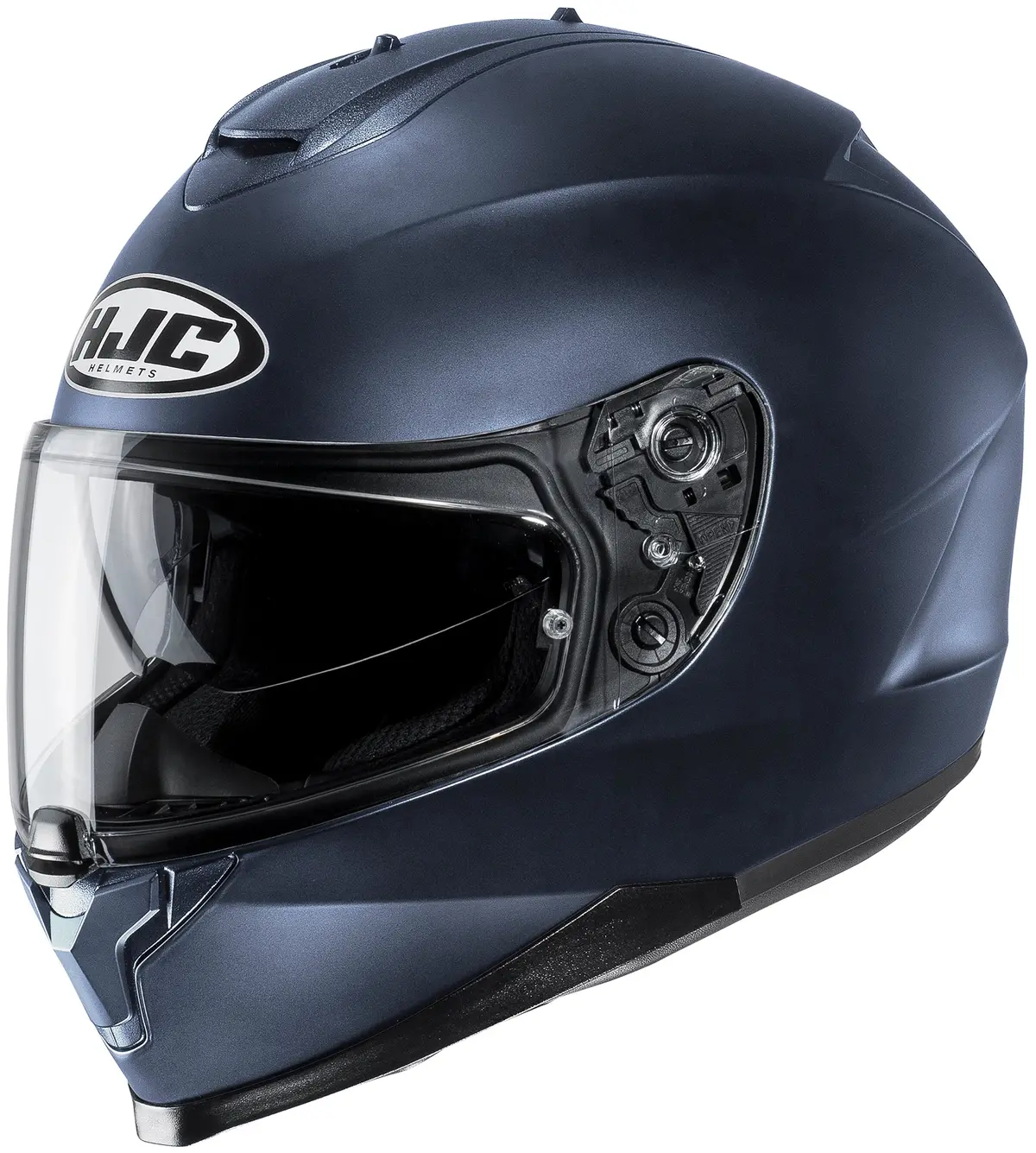 Hjc C70 Full-Face Motorcycle Helmet – Semi-Flat Anthracite Finish 1