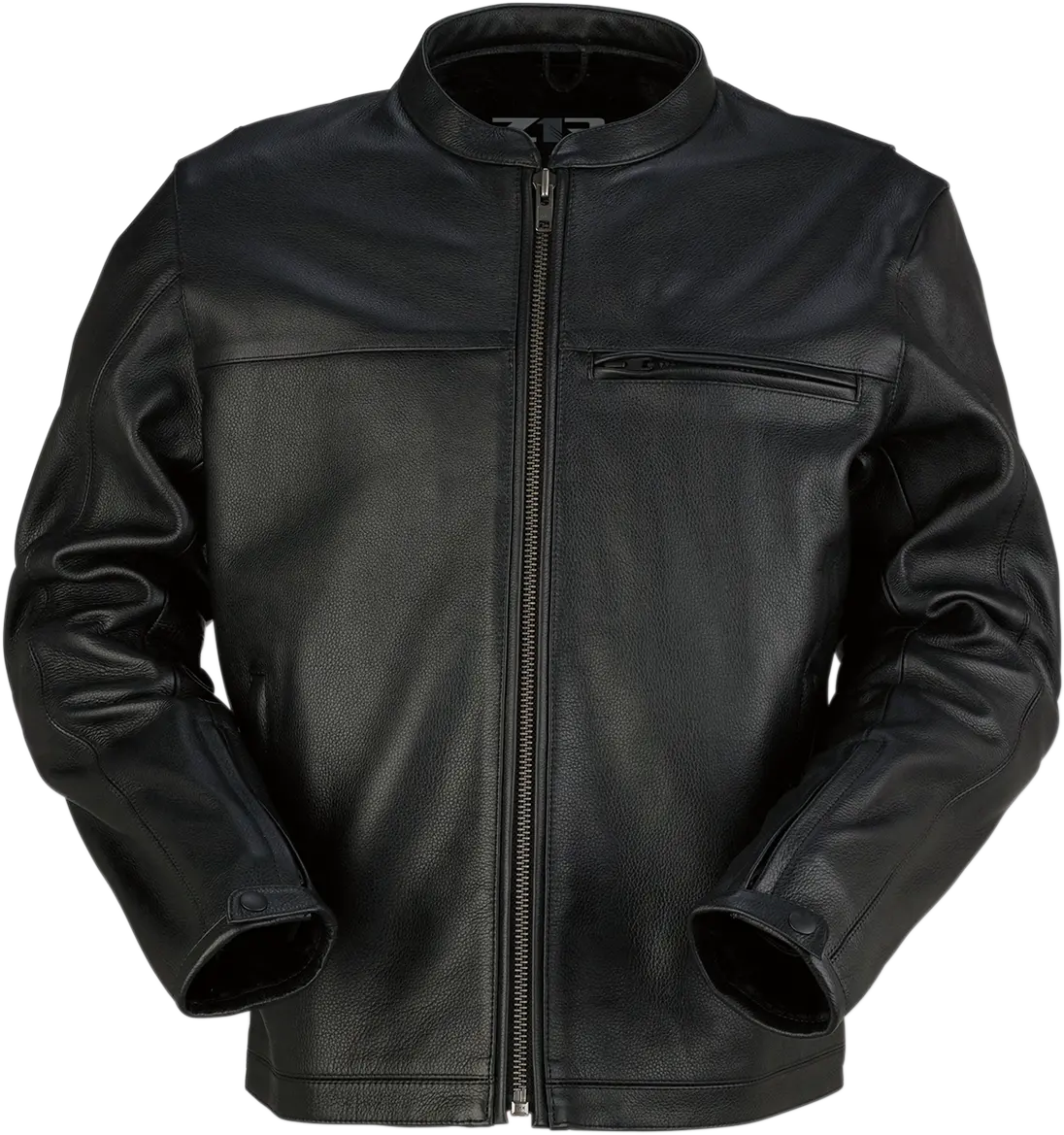 Z1R Munition Premium Leather Motorcycle Jacket – Black, Size Xl 1