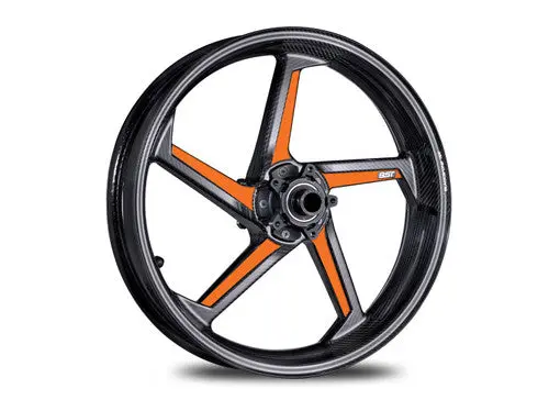 Bst Star Tek Front 17X3.5" Carbon Fiber Wheels For 2022+ Suzuki Gsx-R1300 Hayabusa 19
